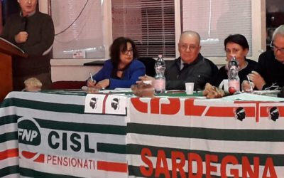 Oggi Anteas al Consiglio Generale della Federazione Pensionati Cisl se Sulcis iglesiente